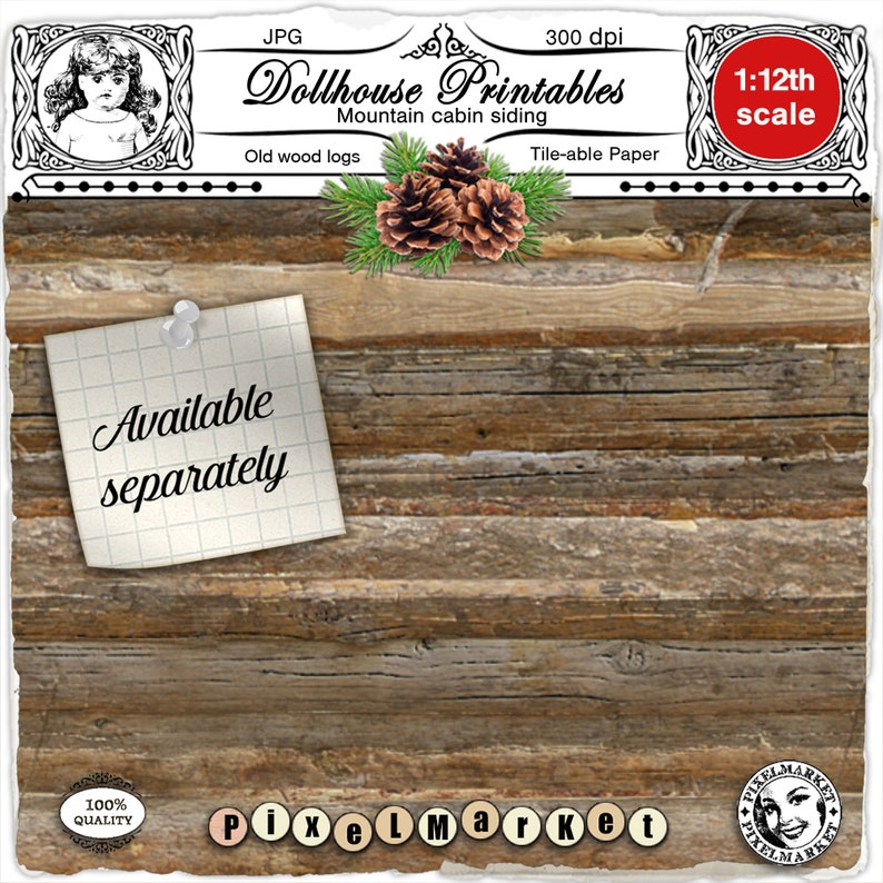 DOLLHOUSE Printable SHIPLAP Wallpaper Miniature SIDING Green Etsy