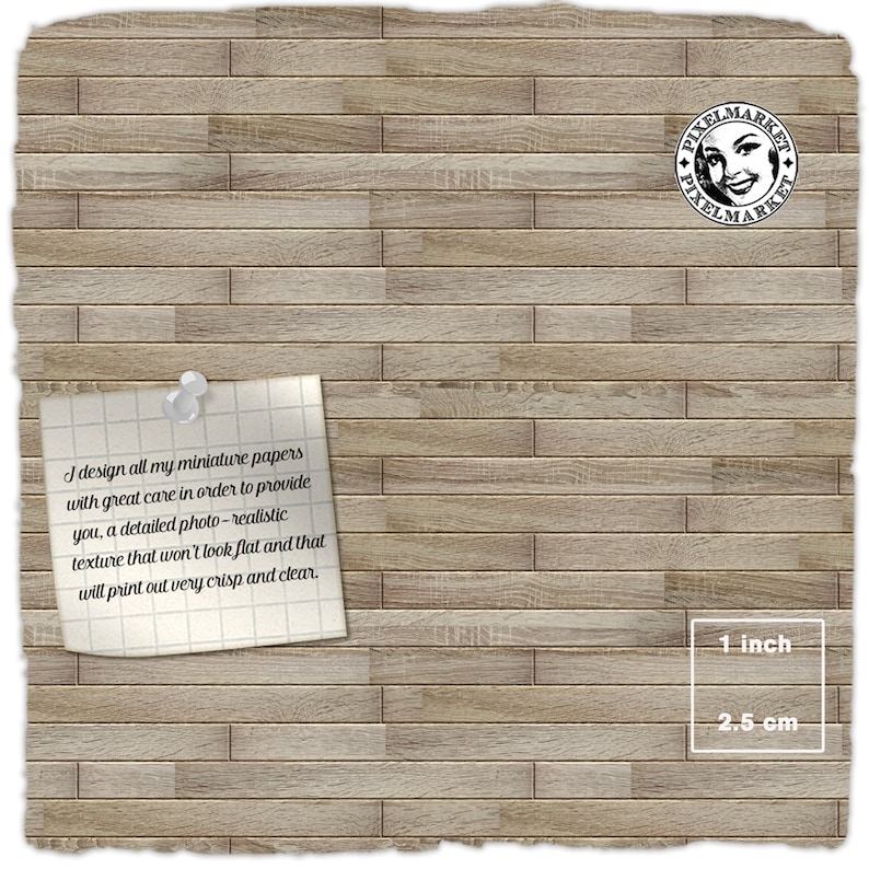 DOLLHOUSE Printable Wood Floor Reclaimed Wooden Flooring - Etsy
