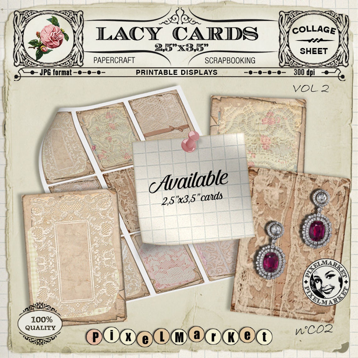 DIGITAL LACE PAPERS 85x11 Scrapbooking Printable Download - Etsy Australia
