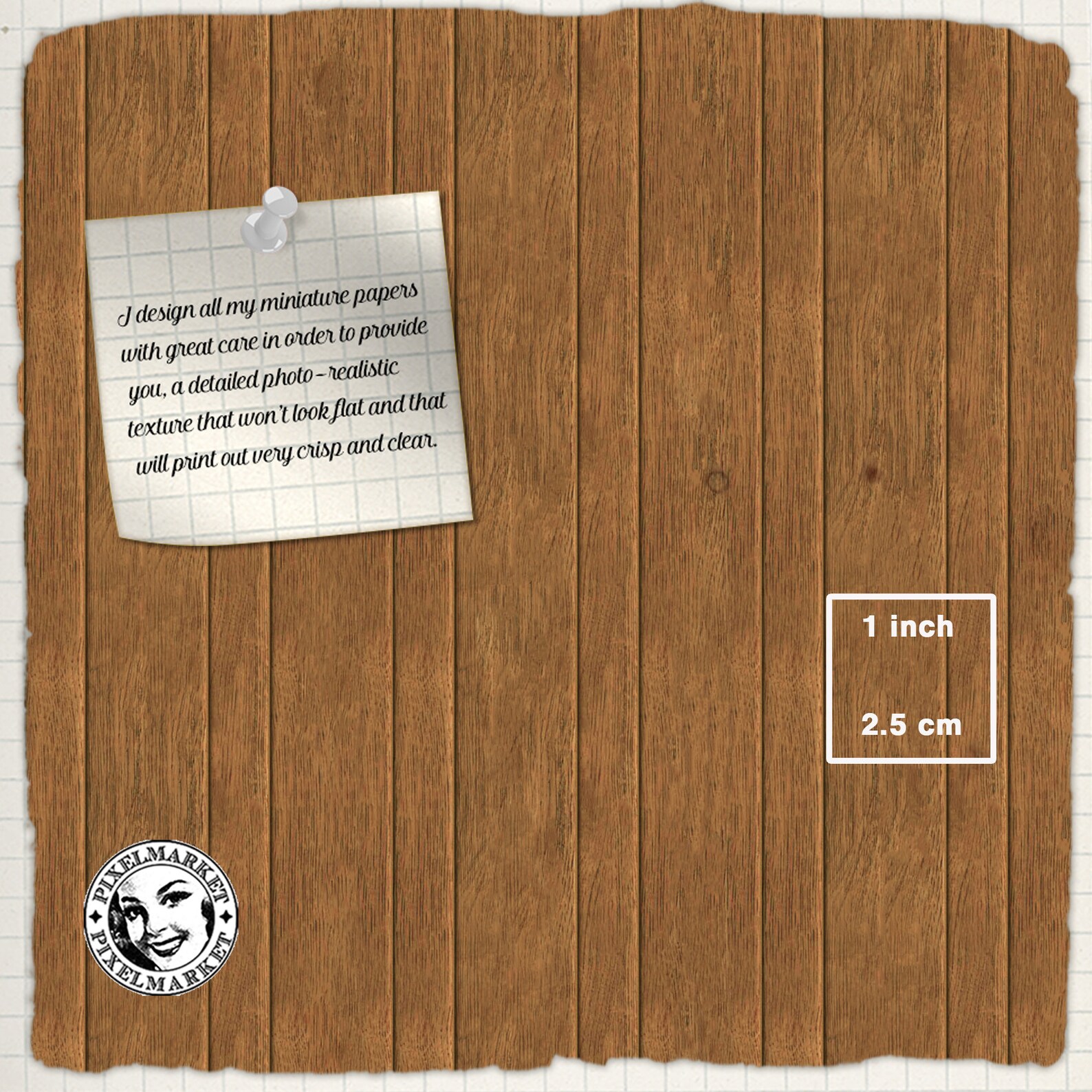 Dollhouse 70s WOOD PANELING Wallpapers Set of 2 Retro Wooden | Etsy