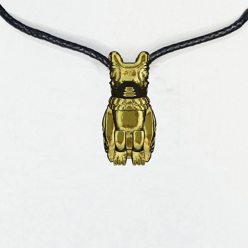 Woodpecker Zodiac Spirit Animal Tribal Bead Gold Plated Etsy