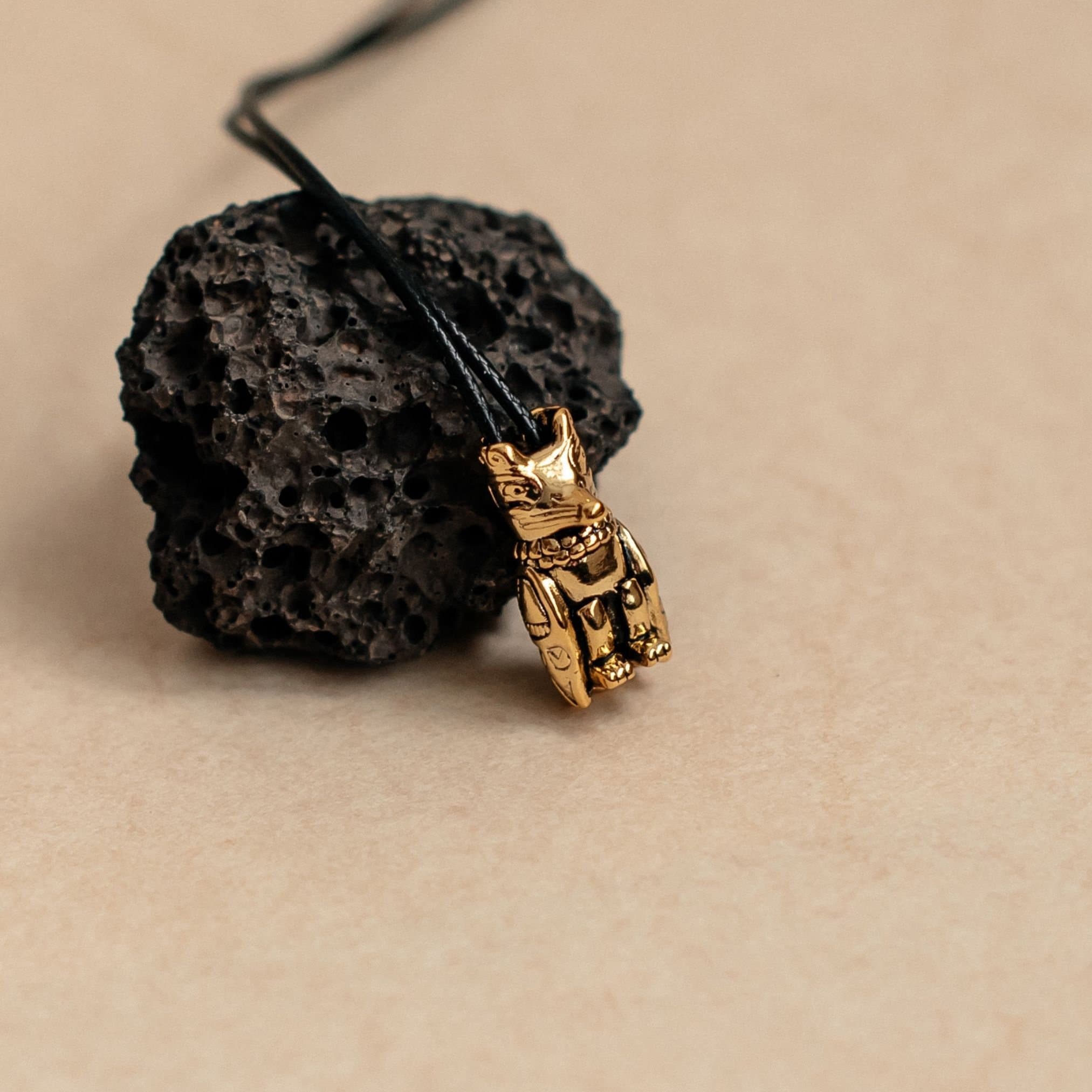 Woodpecker Zodiac Spirit Animal Tribal Bead Gold Plated Etsy