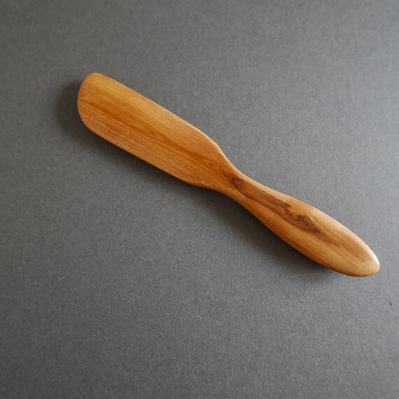 butter knife unique wooden knife Traditional handcarved plum wood spreader