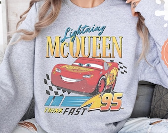 Lightning McQueen Cars Disney Shirt or Sweatshirt — Retro 95 Youth & Toddler Tee