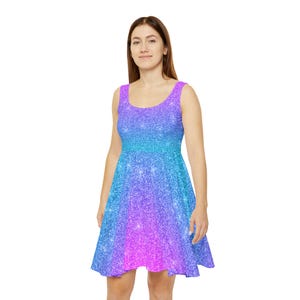 Glitter Skater Dress - Etsy