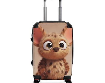 Cartoon Fawn Hard-Shell Kids Luggage Suitcase | Animal Travel Case