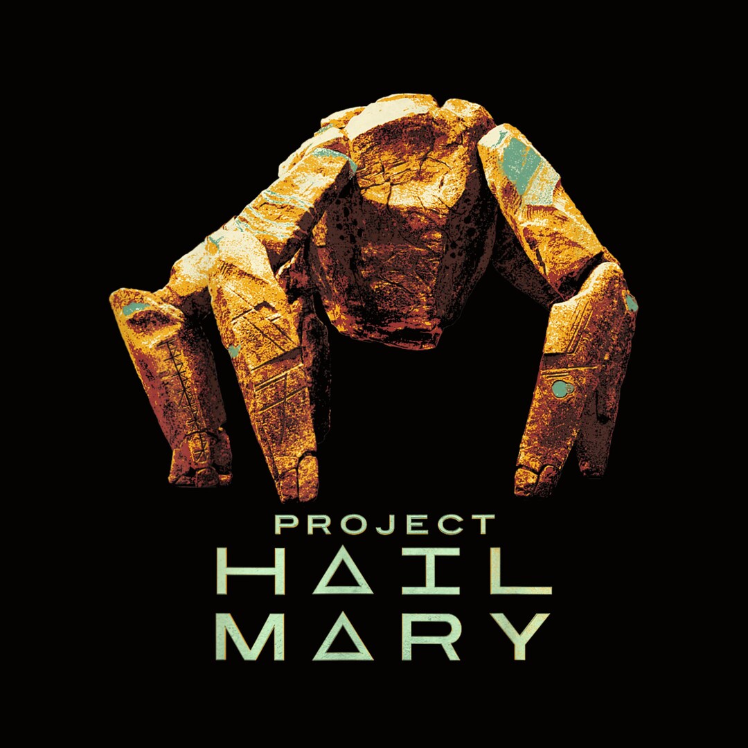 Project Hail Mary Rocky The Alien Distressed Portrait Vintage Sci fi 