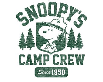 Peanuts Snoopy’s Camp Crew – Outdoor Adventure Cartoon PNG (Instant Download)