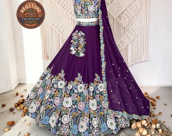 Off White bridal lehenga choli, Indian Woman Wedding Dulhan Maxi Gown Lehenga, Asian Nikkah Engagement Mehndi Partywear Outfit