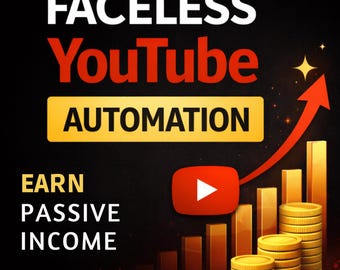 YouTube Automation Ebook | Faceless YouTube Channel Guide | Make Money Online | Passive Income
