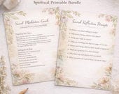 Sacred Meditation Guide Printable | Mindfulness Meditation Instructions | Women's Circle Resource | Digital Download