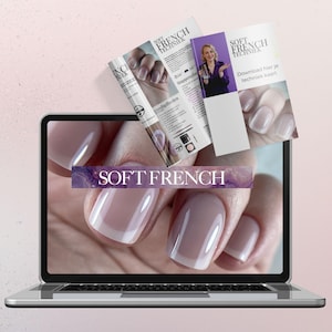 Soft French Nail Technique Tutorial | Builder Gel French Nails | Nail Art Video Course + Step-by-Step PDF Guide | NailCraftPlatform