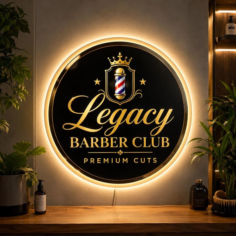 Barber Shop Sign - Etsy