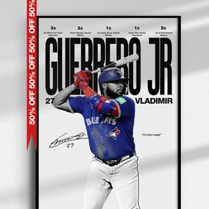 Guerrero Jr Poster - Etsy