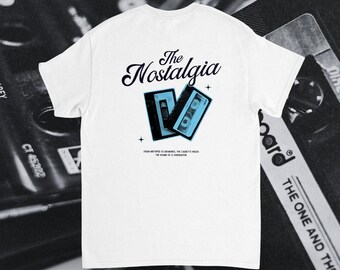ノスタルジア・テープ - ヴィンテージカセットTシャツ - 80年代～90年代の音楽とレトロなミックステープ文化へのノスタルジア