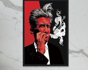 David Lynch Wall Art-POSTER or CANVAS Wall Art,Unique Wall Decor,Home Decoration