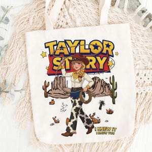 Taylor Story PNG, Toy Story TS I Knew It I Knew You PNG Design, Western Cowgirl Digital Download For Shirt, Mug, Tote Bag and Glass Can image 5