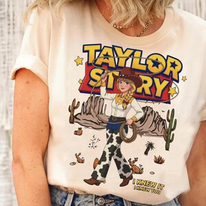Taylor Story PNG, Toy Story TS I Knew It I Knew You PNG Design, Western Cowgirl Digital Download For Shirt, Mug, Tote Bag and Glass Can image 4