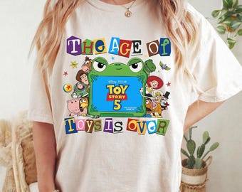 Toy Friends 5 The Age Of Toys Is Over PNG, Spielzeug Let's Play Digitaler Download für Shirt, Becher, Tragetasche und Glasdose