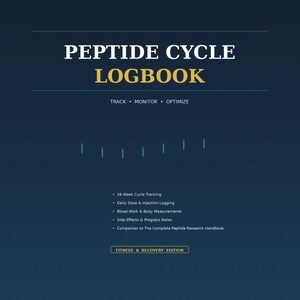 Peptidecycluslogboek | BPC-157 TB-500 en meer onderzoekstracker (pdf-download)