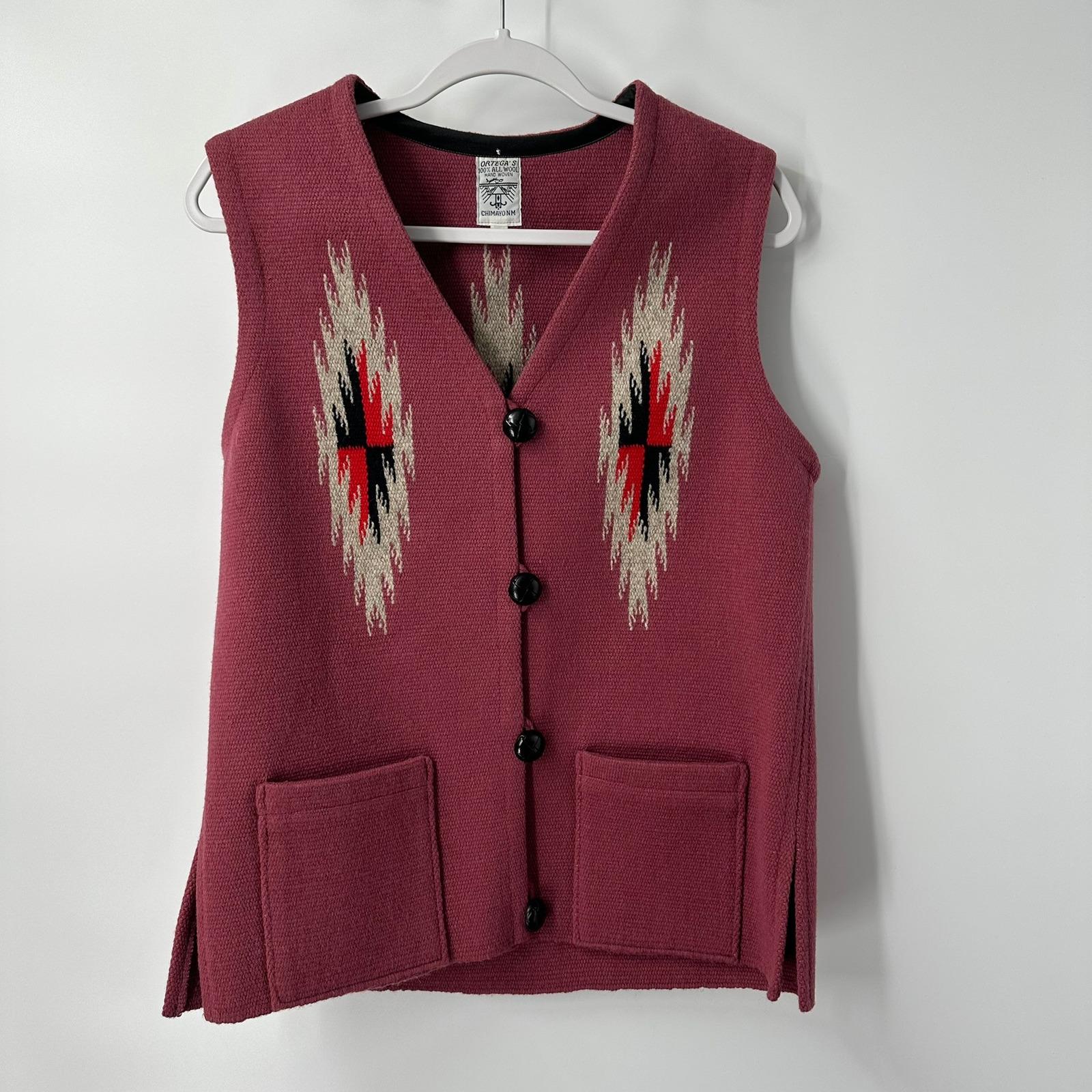 Vintage Chimayo Ortega Vest - Etsy