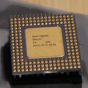Intel i486DX2 66MHZ 80486DX2 CPU Processor Tested & Working with Heatsink 23