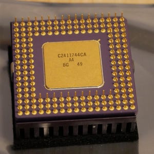 Intel i486DX2 66MHZ 80486DX2 CPU Processor Tested & Working with Heatsink 25