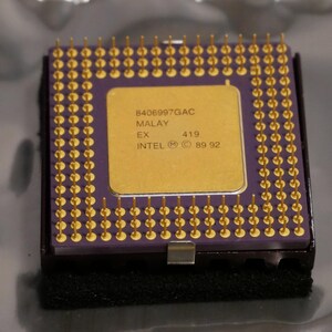 Intel i486DX2 66MHZ 80486DX2 CPU Processor Tested & Working with Heatsink 35