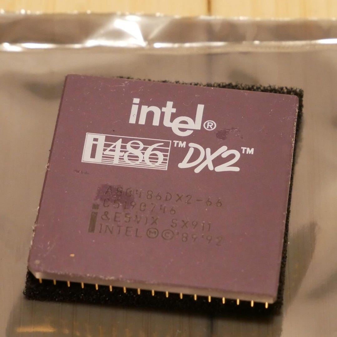 Vintage Intel 486 A80486DX2-66 66 Mhz SX911 CPU Tested & Working 12 - Etsy