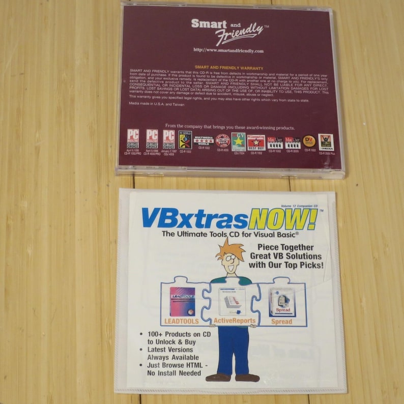 Microsoft Visual Basic Professional 1.0, 4.0, with Vb Extras CD & Vb5.0 dev CD image 4