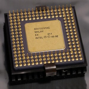 Intel i486DX2 66MHZ 80486DX2 CPU Processor Tested & Working with Heatsink 19