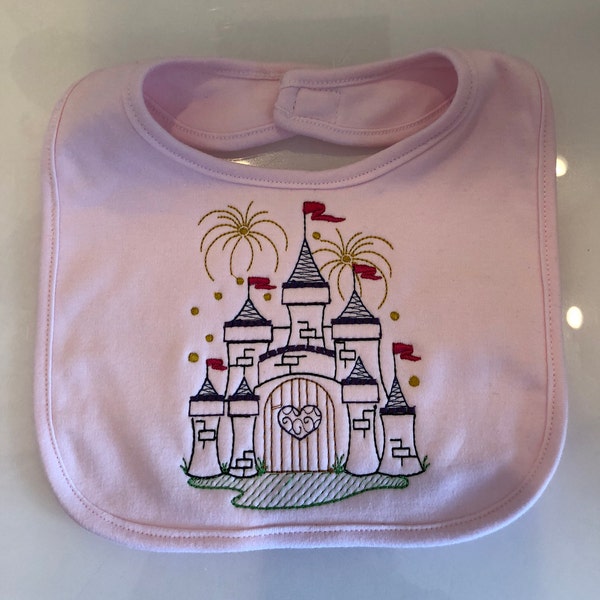Princess Castle Bib