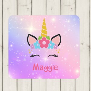 Unicorn Face Mousepad