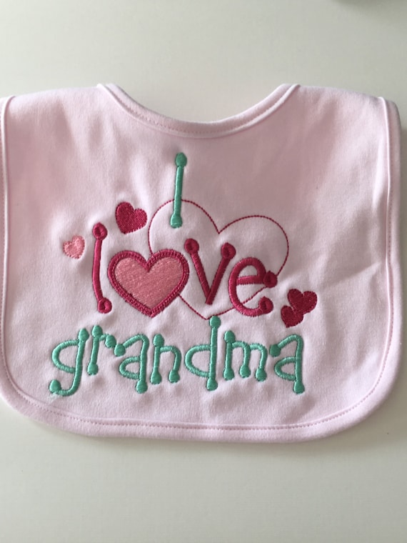 Love Grandma Bib Love Grandma Bib