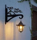 Decorative Metal Wall Lantern Holder – Fairy & Bird Design