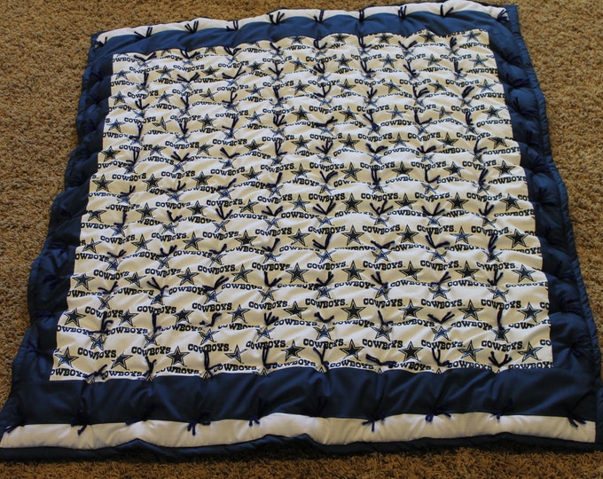 NFL Dallas Cowboys Baby Quilt Ready to Ship Etsy
