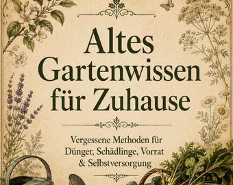 Altes Gartenwissen für Zuhause | Vintage Garten E-Book | Natürliche Gartentricks, Hausmittel & Selbstversorgung PDF