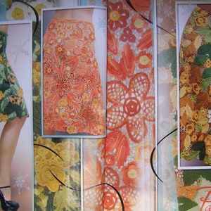Elegant Jacket, Skirt in Crochet pattern magazine Duplet 107 Self Study tutorial image 7