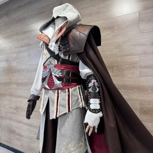 A Creed Ezio Costumes,Ezio Auditore da Firenze Cosplay,custom clothing,Halloween cosplay