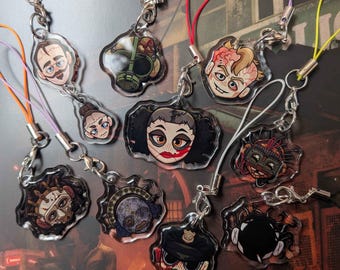 Outlast Trials inspired phone charms