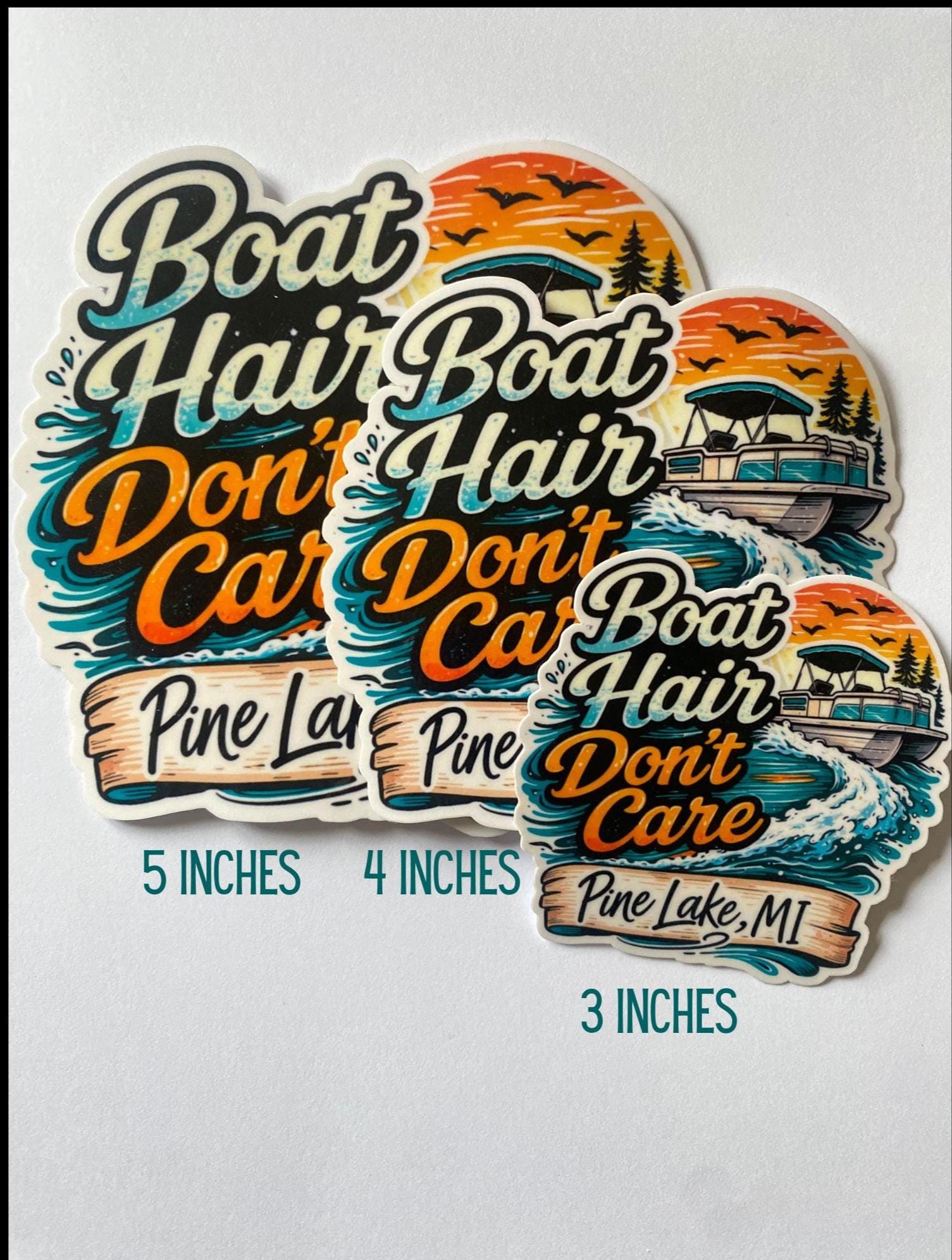 Lake Protection Sticker Customized Lake Therapy Sticker | Custom Lake Name, Pontoon Boat, Dock ...