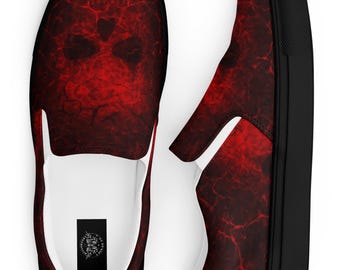 Skull shoes for Men slip-on canvas shoes