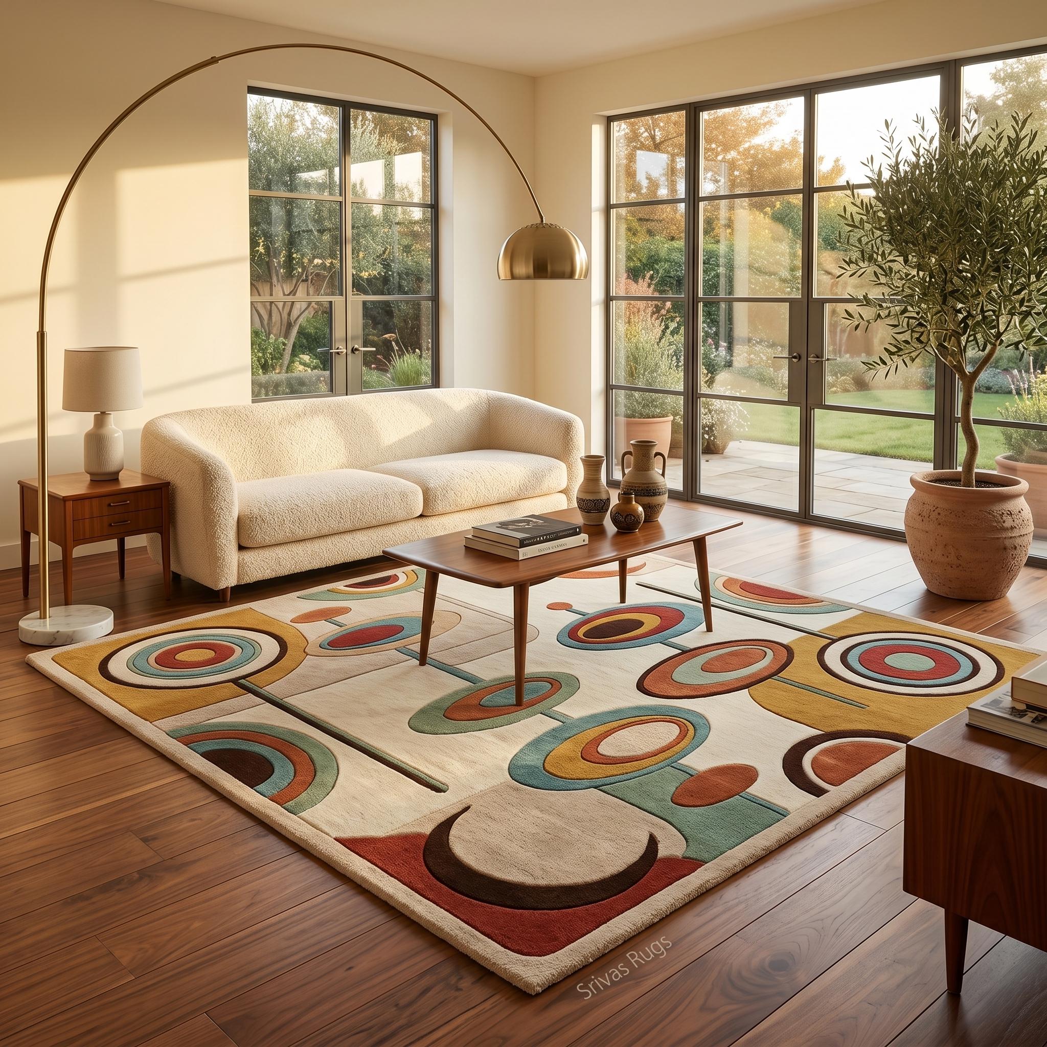 Mid century rug - Etsy 日本