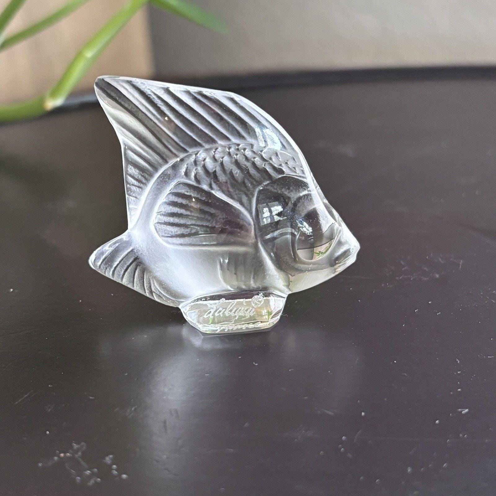 Lalique Glass Fish - Etsy