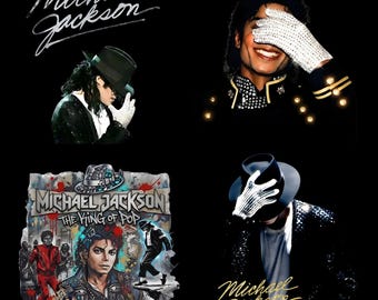 Michael Jackson, roi de la pop png | Graphique MJ en demi-teinte | T-shirt imprimé de style vintage | Sublimation PNG | Affiche PNG | Téléchargement numérique