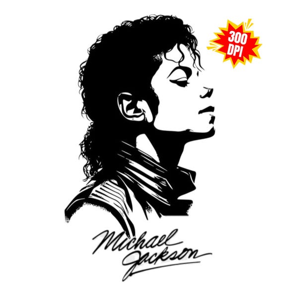 Michael Jackson PNG Shirt Design, Fan Gift, MJ Graphic Tee, Retro Music Shirt Design, Vintage Style PNG, Sublimation File, Instant Download