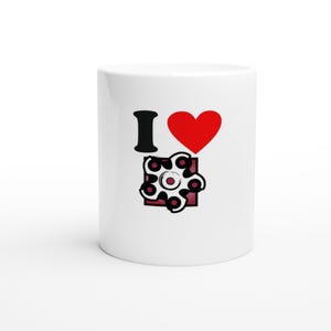 I Heart Hibana Rainbow Six Siege-White 11oz Ceramic Mug image 1