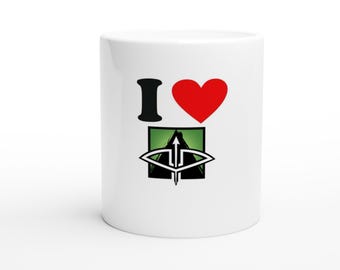 I Heart Capitao Rainbow Six Siege-White 11oz Ceramic Mug