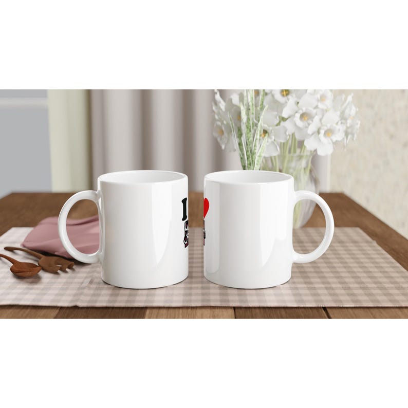 I Heart Hibana Rainbow Six Siege-White 11oz Ceramic Mug image 3