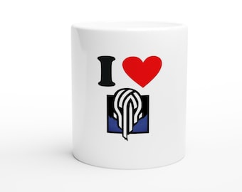 I Heart Nokk Rainbow Six Siege-White 11oz Ceramic Mug